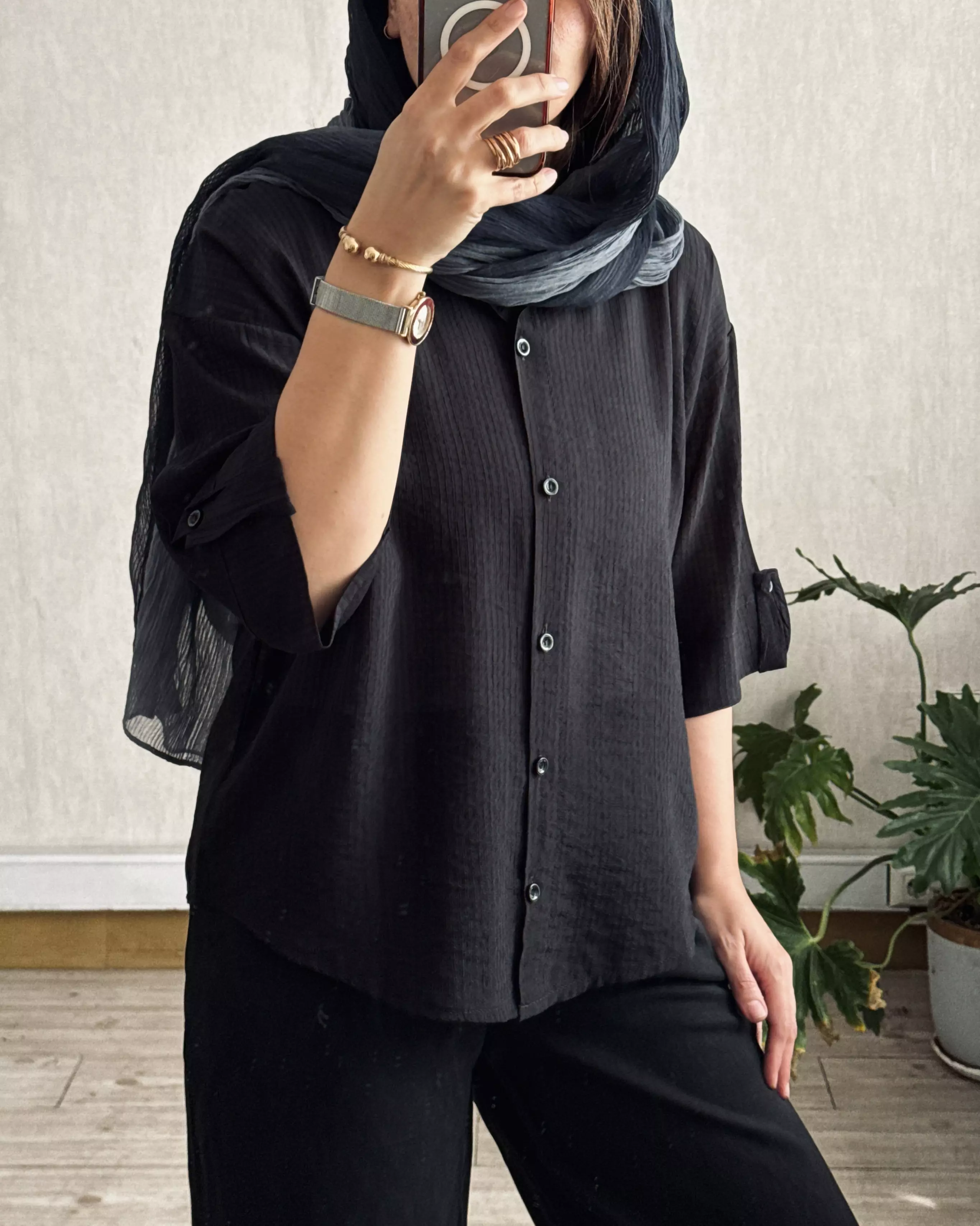 شومیز ترند شیشه ای